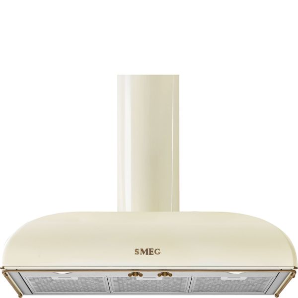 MÁY HÚT MÙI ÁP TƯỜNG SMEG COLONIALE, 90CM - Smeg - Máy hút mùi gắn tường 90cm, với thiết kế tinh tế và ấn tượng, được tạo ra để trở