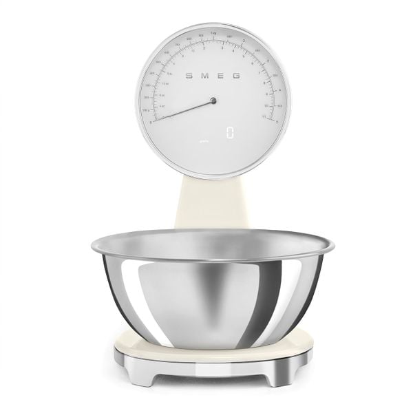 Cân nhà bếp analog Smeg 50's Retro Style - KSF01CRWW - Smeg - Cân nhà bếp Smeg KSF01CRWW kết hợp thiết kế thanh lịch với độ chính xác cao, sở 