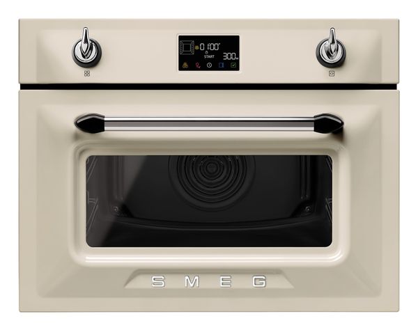 LÒ NƯỚNG KÈM VI SÓNG ÂM TỦ SMEG VICTORIA 60CM - Smeg - Lò nướng âm tủ nhỏ gọn, kết hợp nấu truyền thống và vi sóng, cho kết quả nhanh c