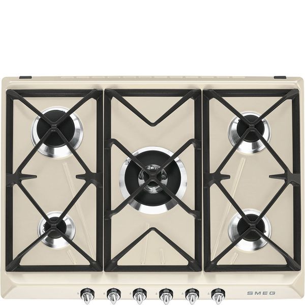 BẾP GAS, 5 VÙNG NẤU, SMEG VICTORIA, 70/75CM - Smeg - BẾP GAS, 5 VÙNG NẤU, SMEG VICTORIA, 70/75CM