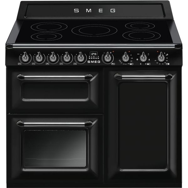 BẾP NẤU  KÈM LÒ NƯỚNG CÓ MẶT BẾP TỪ SMEG VICTORIA, 100CM-TR103IBL2 - Smeg - Bếp đa năng rộng rãi và linh hoạt, lý tưởng để chuẩn bị nhiều món ăn cùng lúc, đ