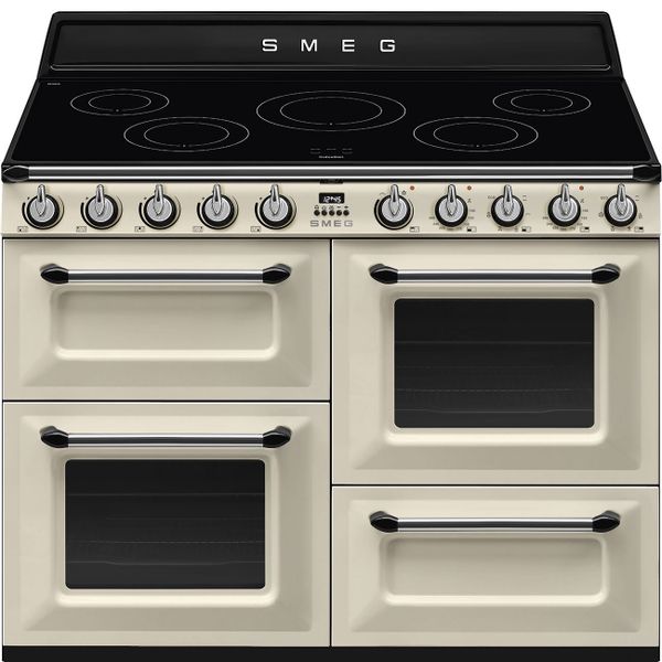 BẾP NẤU KÈM LÒ NƯỚNG CÓ MẶT BẾP TỪ  SMEG VICTORIA, 110CM - Smeg - BẾP NẤU KÈM LÒ NƯỚNG CÓ MẶT BẾP TỪ  SMEG VICTORIA, 110CM