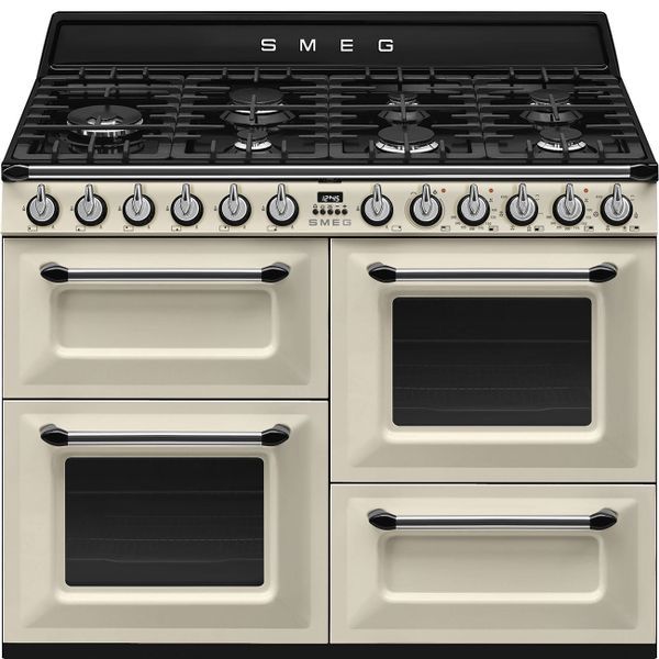 BẾP NẤU KÈM LÒ NƯỚNG  CÓ MẶT BẾP GAS  SMEG VICTORIA, 110CM - Smeg - BẾP NẤU KÈM LÒ NƯỚNG  CÓ MẶT BẾP GAS  SMEG VICTORIA, 110CM