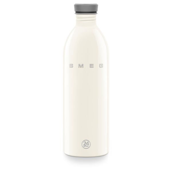 Bình nước SMEG Urban 1L - Màu kem - Smeg - Bình nước SMEG x 24Bottles Urban Bottle là lựa chọn siêu nhẹ – thời trang cho nh