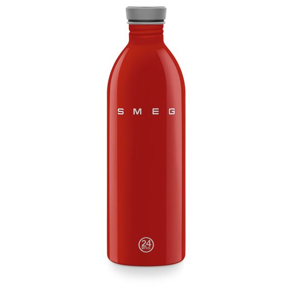 Bình nước SMEG Urban 1L - Màu đỏ - Smeg - Bình nước SMEG x 24Bottles Urban Bottle là lựa chọn siêu nhẹ – thời trang cho nh