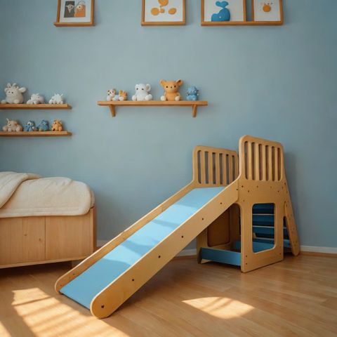 TVRB10- Cầu trượt trẻ em bằng gỗ