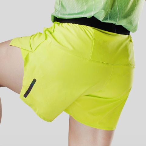  Quần thể thao chạy bộ nam ULTRA FAST XANH CHUỐI thấm hút siêu nhẹ Across 