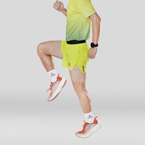  Quần thể thao chạy bộ nam ULTRA FAST XANH CHUỐI thấm hút siêu nhẹ Across 
