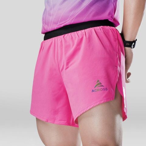  Quần thể thao chạy bộ nam ULTRA FAST HỒNG thấm hút siêu nhẹ Across 