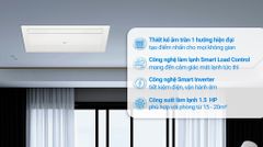 Máy lạnh âm trần 1 hướng LG Inverter 1.5 HP ZTNQ12GULA0