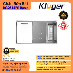 Chậu rửa bát Kluger KG7644FS Basic