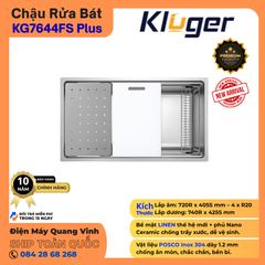 Chậu rửa bát Kluger KG7644FS Plus