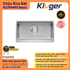 Chậu rửa bát Kluger KU7844FS Basic