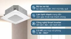 Máy lạnh âm trần LG Inverter 2.5 HP ZTNQ24GPLA0