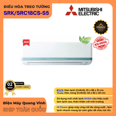 Điều Hòa Mitsubishi Heavy SRK/SRC18CS-S5