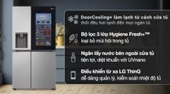 Tủ lạnh LG Inverter 635 lít Side By Side InstaView GR-G257SV
