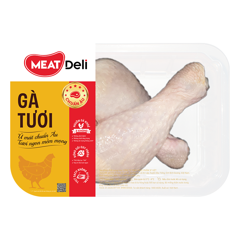  Đùi gà góc tư MEATDeli 500gr 