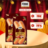  [Combo 2]  Xúc xích thanh trùng Ponnie Premium vị ớt Jalapeno 2cây x 140gr 
