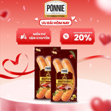  [Combo 2]  Xúc xích thanh trùng Ponnie Premium vị ớt Jalapeno 2cây x 140gr 