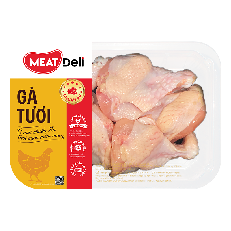  Cánh gà góc MEATDeli 500gr 