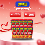  [Combo 10] Xúc xích tiệt trùng Heo cao bồi xốt spagetti ly x (3cây x 13gr + 1gói xốt 12gr) 