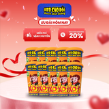  [Combo 10] Xúc xích tiệt trùng Heo cao bồi xốt tôm sữa ly x (3cây x 13gr + 1gói xốt 12gr + 1gói hạt giòn 1.5gr) 