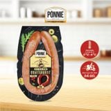  Xúc xích thanh trùng Ponnie Super Premium vòng xông khói vị phô mai (200gr) 