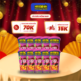  [Combo 10] Xúc xích tiệt trùng Heo cao bồi xốt trứng muối ly x (3cây x 13gr + 1gói xốt 9gr) 