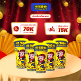  [Combo 5] Xúc xích tiệt trùng Heo cao bồi lắc phô mai ly x (3cây x 13gr + 1gói lắc 3.2gr) 