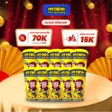  [Combo 10] Xúc xích tiệt trùng Heo cao bồi lắc phô mai ly x (3cây x 13gr + 1gói lắc 3.2gr) 