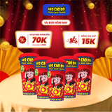  [Combo 5] Xúc xích tiệt trùng Heo cao bồi xốt spagetti ly x (3cây x 13gr + 1gói xốt 12gr) 