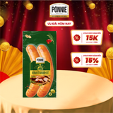  Xúc xích thanh trùng Ponnie Premium vị Bratwurst xông khói 2cây x 140gr 