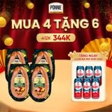  Xúc xích thanh trùng Ponnie Super Premium vòng xông khói vị phô mai (200gr) 