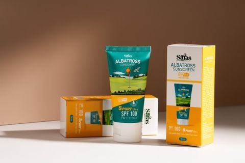 Kem chống nắng thể thao Albatross SPF100 & PA++++ – Kháng nước, không bết dính, bảo vệ da tối đa 50ml