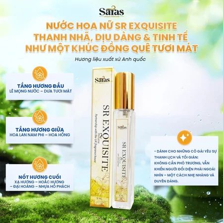 Nước hoa nữ SR EXQUISITE 9ml