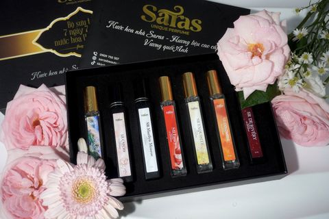 [Combo 7 Ngày 7 Mùi] Nước hoa UK độc đáo Saras Unique Perfume lưu hương lâu, dịu nhẹ, sang trọng - 9ml