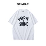  Áo Thun Oversize BORN TO SHINE Nam Nữ SEAGLE - TS004 