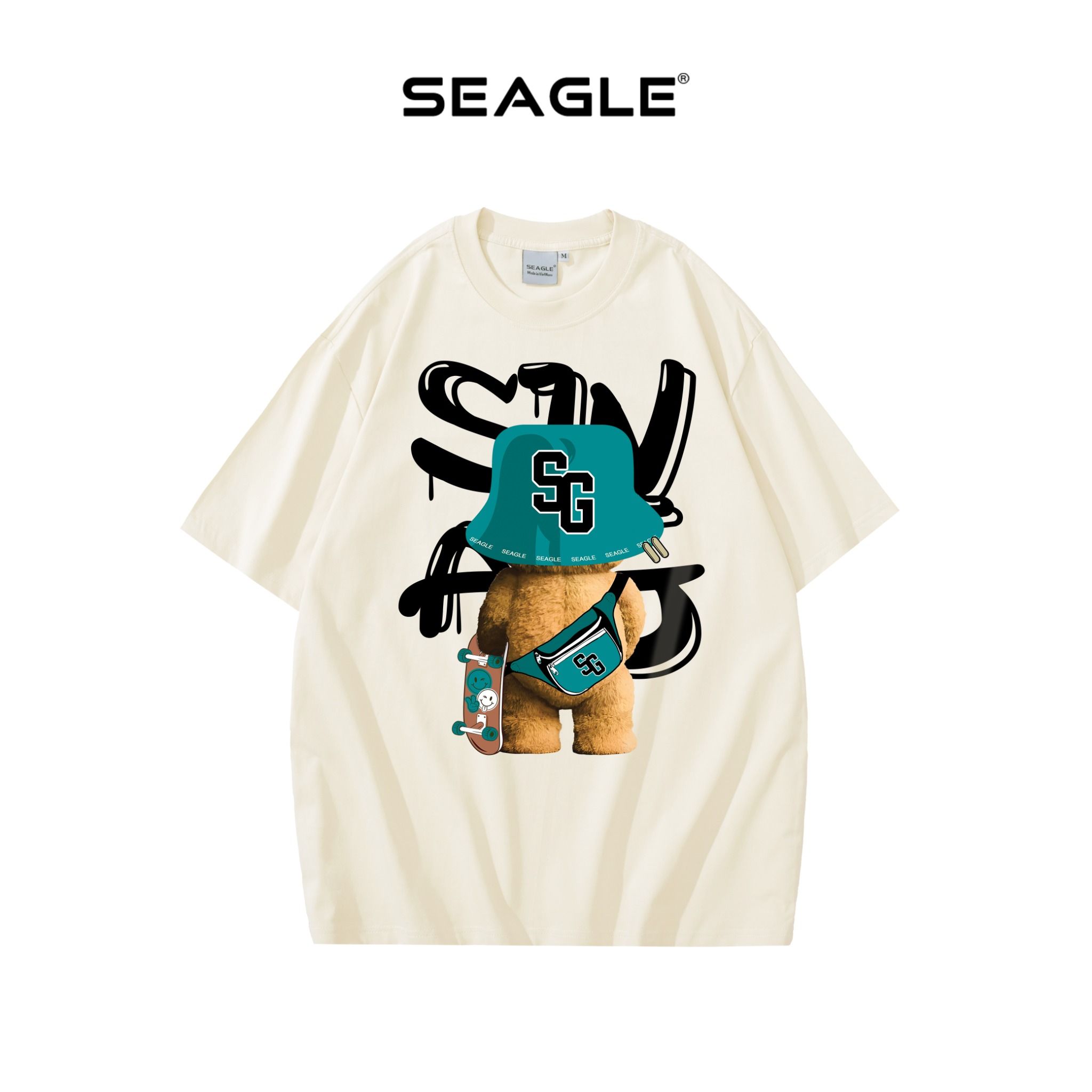  Áo thun Oversize Unisex COOL BEAR - TS011 