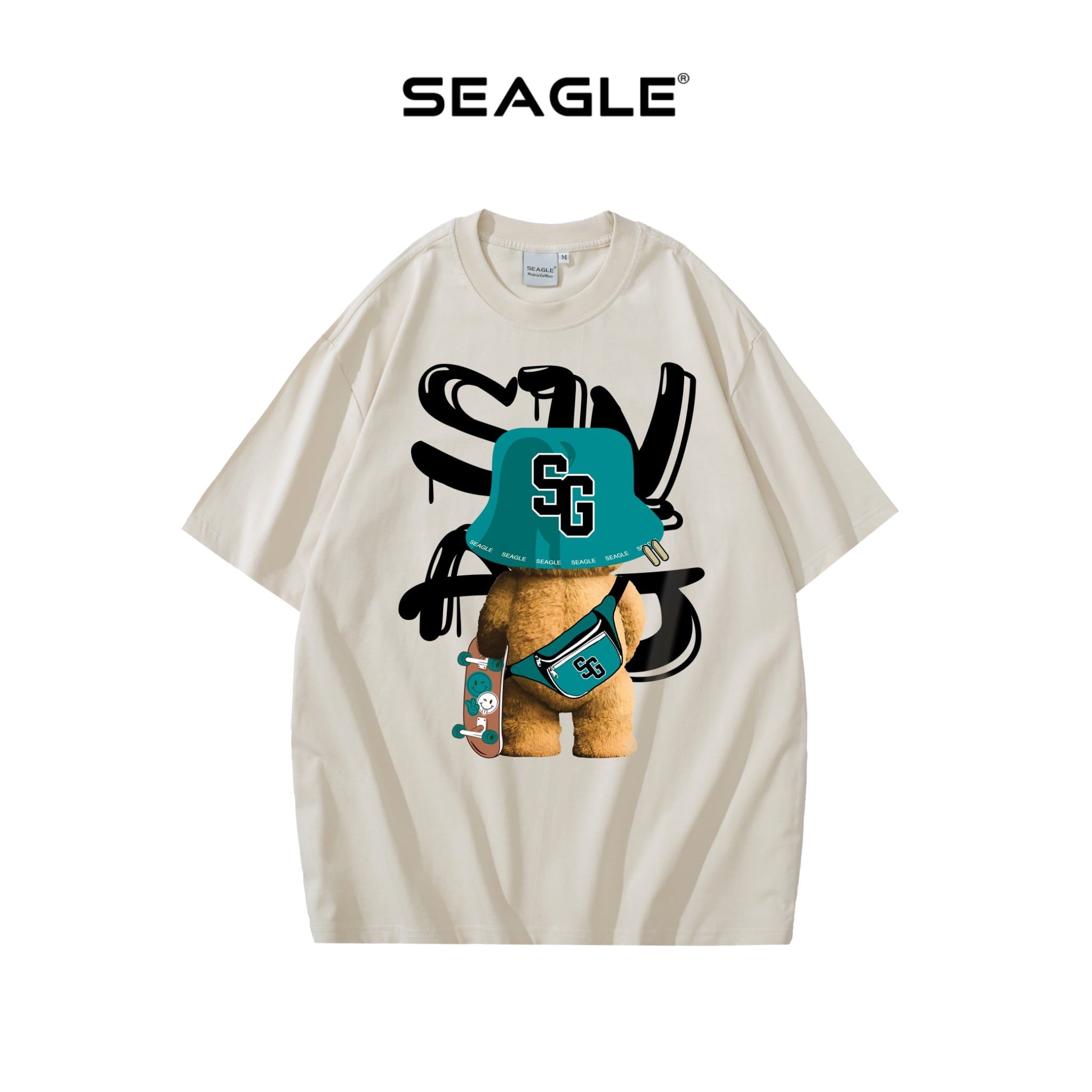  Áo thun Oversize Unisex COOL BEAR - TS011 