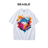  Áo thun Oversize Unisex in xúc xắc 