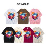  Áo thun Oversize Unisex in xúc xắc 