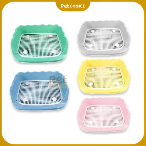 Khay vệ sinh cho chó có thành cao chống văng 52x42x15cm