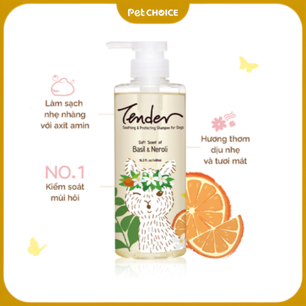 Sữa tắm TENDER cho chó chai 480ml