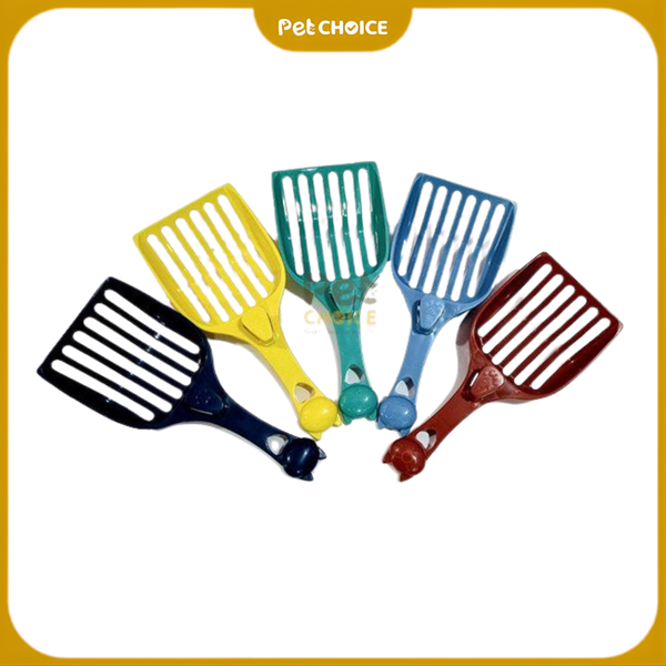 Xẻng xúc cát vệ sinh cho mèo bằng nhựa nhiều màu sắc