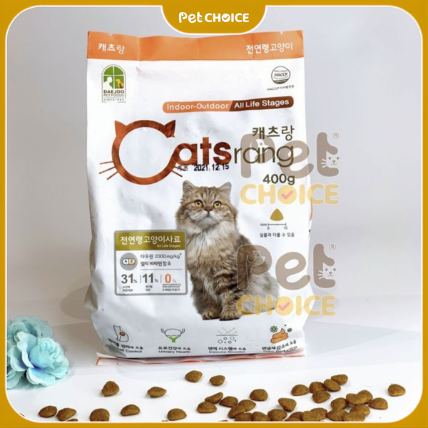 Thức ăn mèo mọi lứa tuổi catsrang 400g