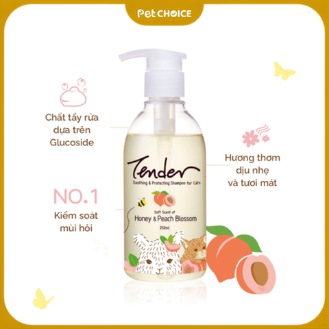 Sữa tắm TENDER cho mèo chai 250ml