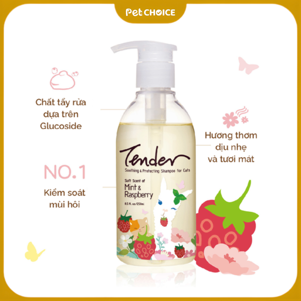 Sữa tắm TENDER cho mèo chai 250ml