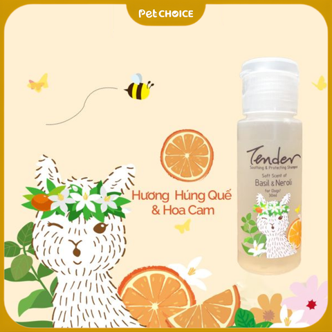 Sữa tắm TENDER cho mèo chai 30ml