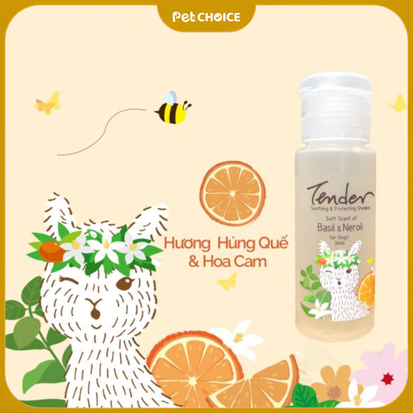 Sữa tắm TENDER cho chó chai 30ml