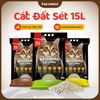 Cát vệ sinh đất sét bentonite cho mèo